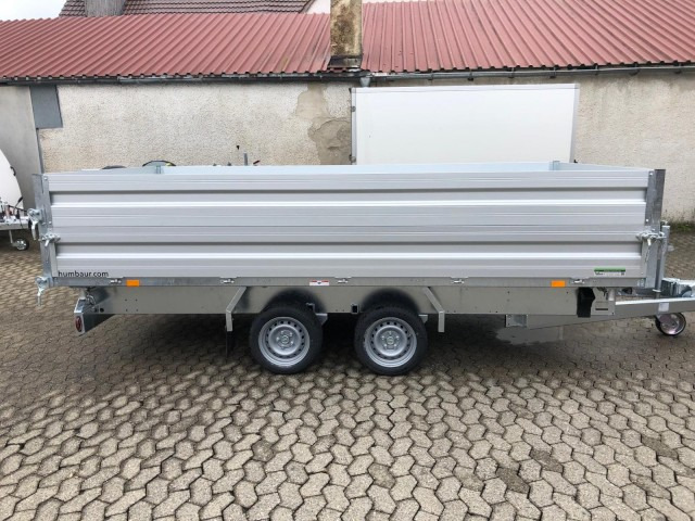 Humbaur 3-Seitenkipper HTK 3500.41 Alu mit BW-Aufsatz, 4100 x 2100 x 350 mm, 3,5 to. - Remorque benne: photos 3 Humbaur 3-Seitenkipper HTK 3500.41 Alu mit BW-Aufsatz, 4100 x 2100 x 350 mm, 3,5 to. - Remorque benne: photos 3