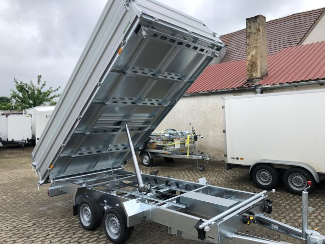 Humbaur 3-Seitenkipper HTK 3500.41 Alu mit BW-Aufsatz, 4100 x 2100 x 350 mm, 3,5 to. - Remorque benne: photos 5 Humbaur 3-Seitenkipper HTK 3500.41 Alu mit BW-Aufsatz, 4100 x 2100 x 350 mm, 3,5 to. - Remorque benne: photos 5