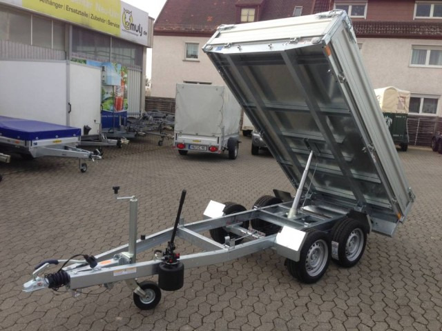 Humbaur HUK 272715 Heckkipper 2,7 t. 2680 x 1500 x 300mm - Remorque benne: photos 1 Humbaur HUK 272715 Heckkipper 2,7 t. 2680 x 1500 x 300mm - Remorque benne: photos 1