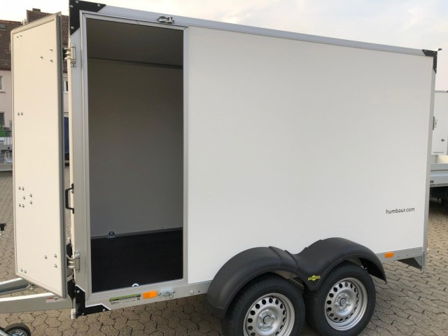 Humbaur Koffer HK 253015-18P, 2,5 to. 3040x1510x1800mm, Rampe, Seitentüre - Remorque fourgon: photos 2 Humbaur Koffer HK 253015-18P, 2,5 to. 3040x1510x1800mm, Rampe, Seitentüre - Remorque fourgon: photos 2