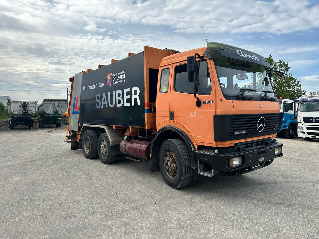 MERCEDES-BENZ SK 2231 6x2 - Benne à ordures ménagères: photos 2 MERCEDES-BENZ SK 2231 6x2 - Benne à ordures ménagères: photos 2