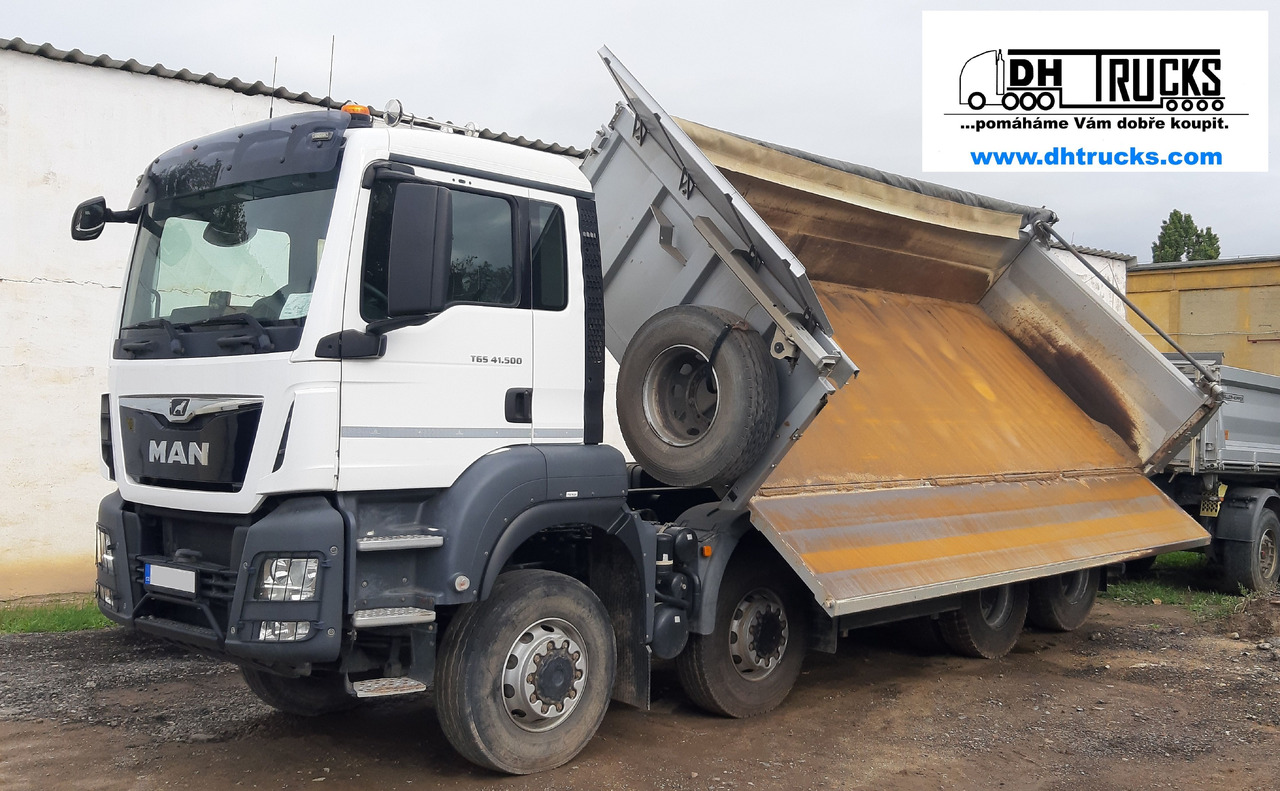 MAN TGS 41.500 8x6 BB MEILLER S3 BORDMATIC / TAŽNÉ * AHK 36.000 kg / souprava * Zug 60.000 kg - Camion benne: photos 1 MAN TGS 41.500 8x6 BB MEILLER S3 BORDMATIC / TAŽNÉ * AHK 36.000 kg / souprava * Zug 60.000 kg - Camion benne: photos 1