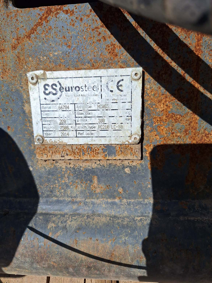 Eurosteel HCWG3 Verachtert - Attache rapide pour Engins de chantier: photos 5 Eurosteel HCWG3 Verachtert - Attache rapide pour Engins de chantier: photos 5