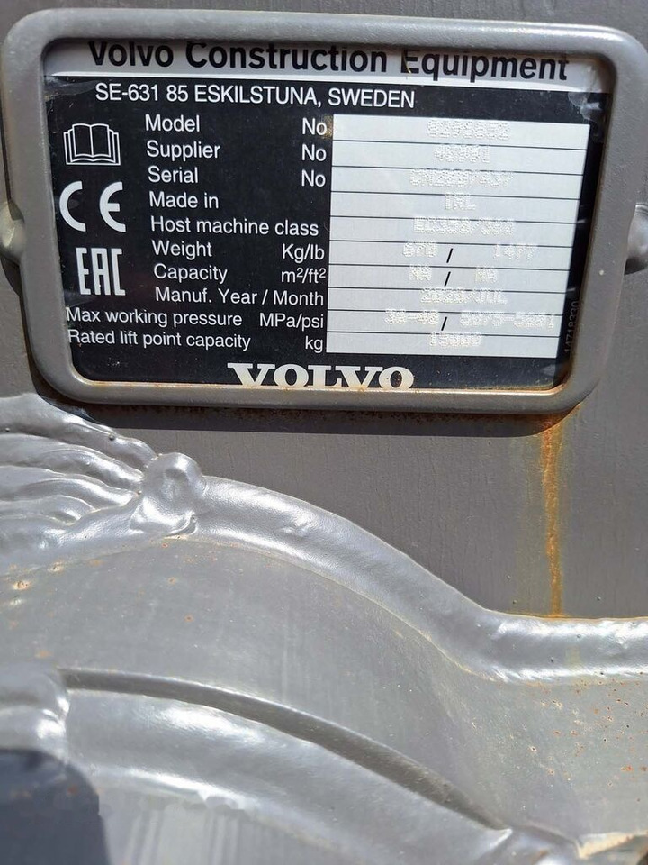 Volvo 8296852   Volvo EC350/380 - Attache rapide pour Pelle: photos 5 Volvo 8296852   Volvo EC350/380 - Attache rapide pour Pelle: photos 5