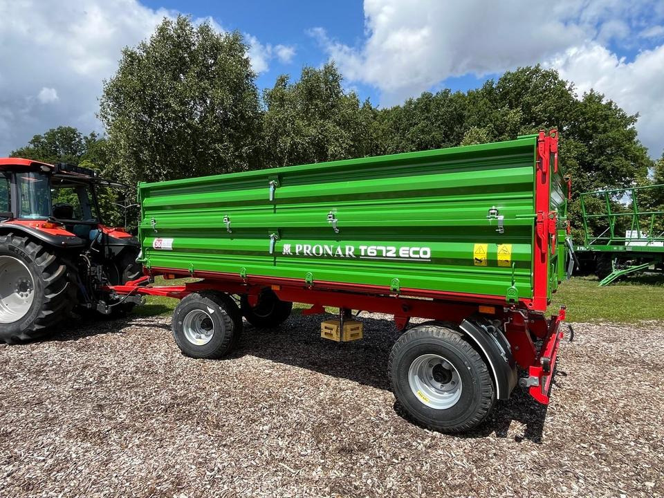 Kipper Pronar T672 Eco 8t 40km/h Anhänger Auflaufbremse - Benne agricole: photos 4 Kipper Pronar T672 Eco 8t 40km/h Anhänger Auflaufbremse - Benne agricole: photos 4