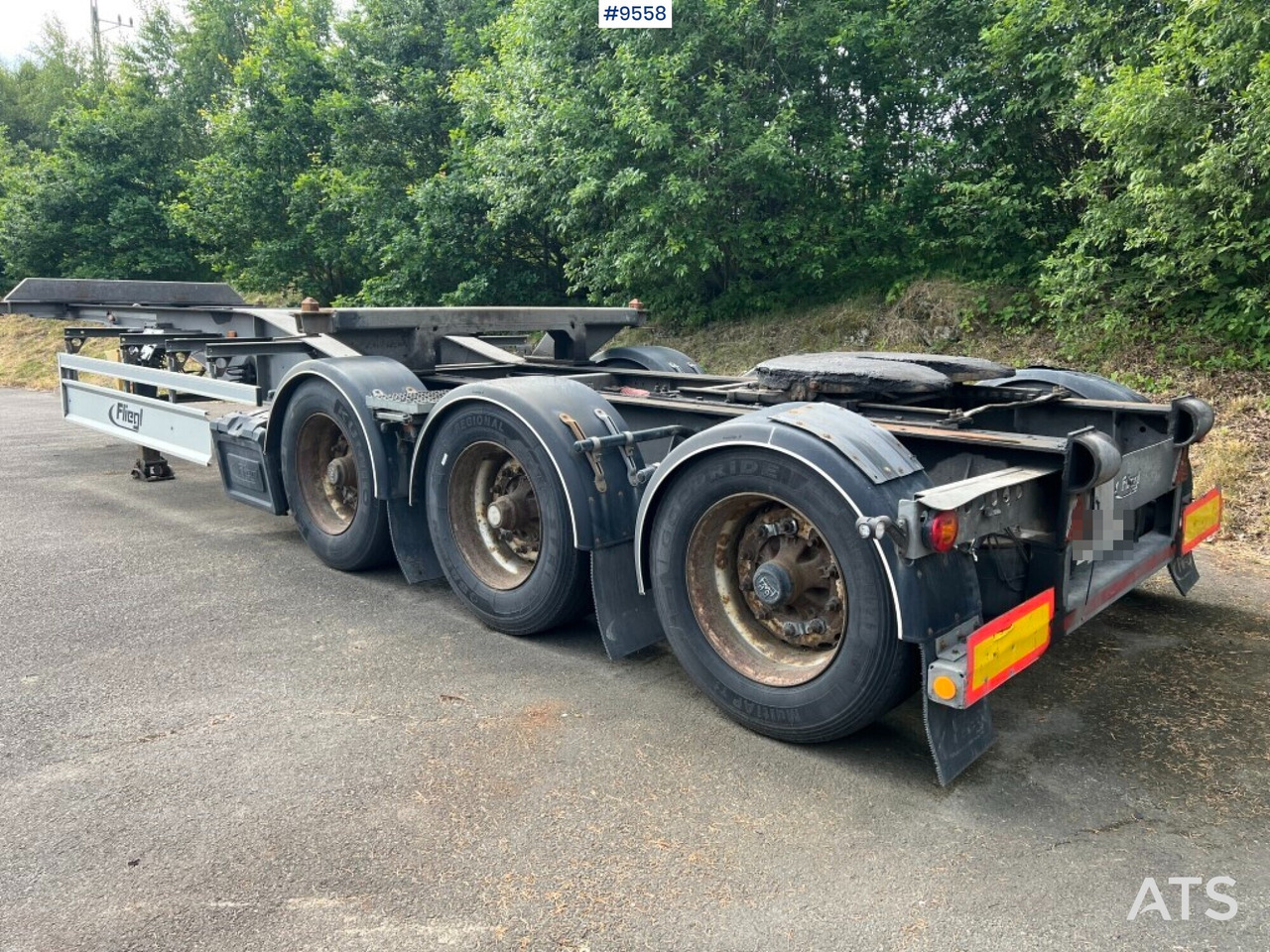 Container link - trailer Fliegl SDS 420 - Remorque porte-conteneur/ Caisse mobile: photos 4 Container link - trailer Fliegl SDS 420 - Remorque porte-conteneur/ Caisse mobile: photos 4