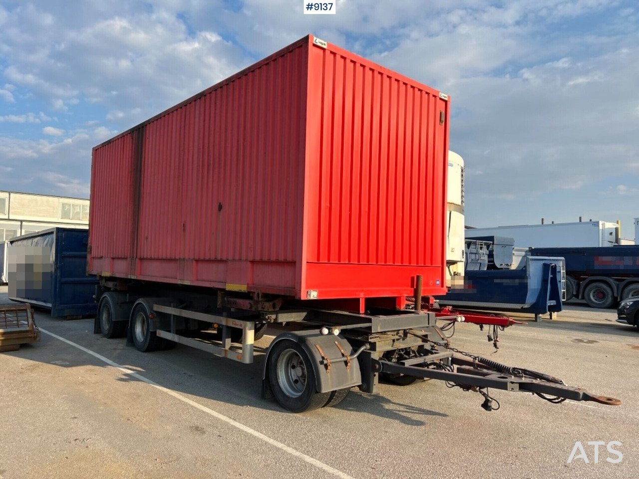 Container trailer LAGAB 5530-3-TC-LSC - Remorque porte-conteneur/ Caisse mobile: photos 2 Container trailer LAGAB 5530-3-TC-LSC - Remorque porte-conteneur/ Caisse mobile: photos 2