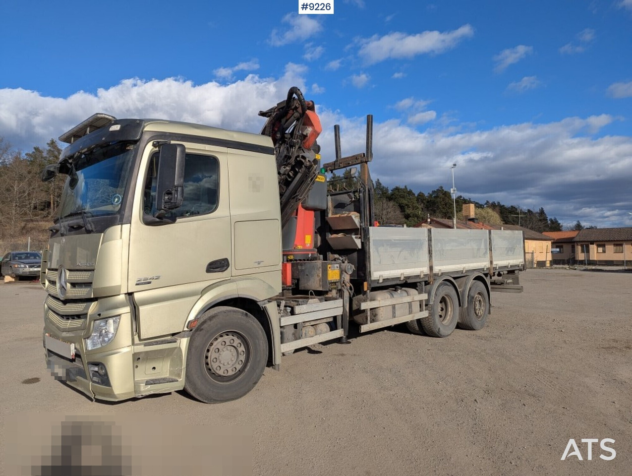 Crane Truck Mercedes-Benz Actros 2542 - Camion plateau, Camion grue: photos 1 Crane Truck Mercedes-Benz Actros 2542 - Camion plateau, Camion grue: photos 1