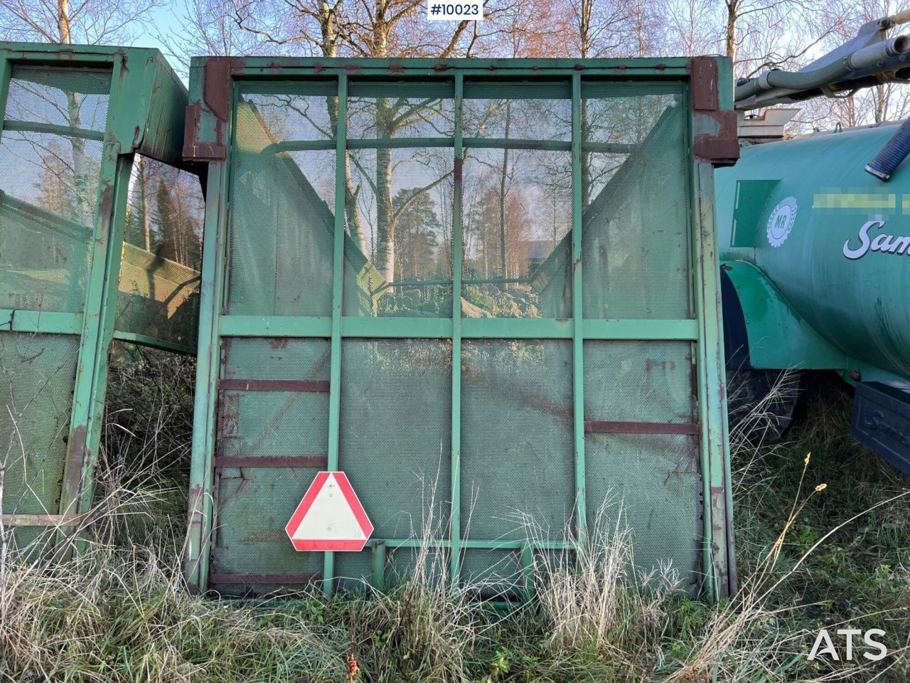 Green waste cassette for KMA tipper trailer - Carrosserie plateau: photos 4 Green waste cassette for KMA tipper trailer - Carrosserie plateau: photos 4
