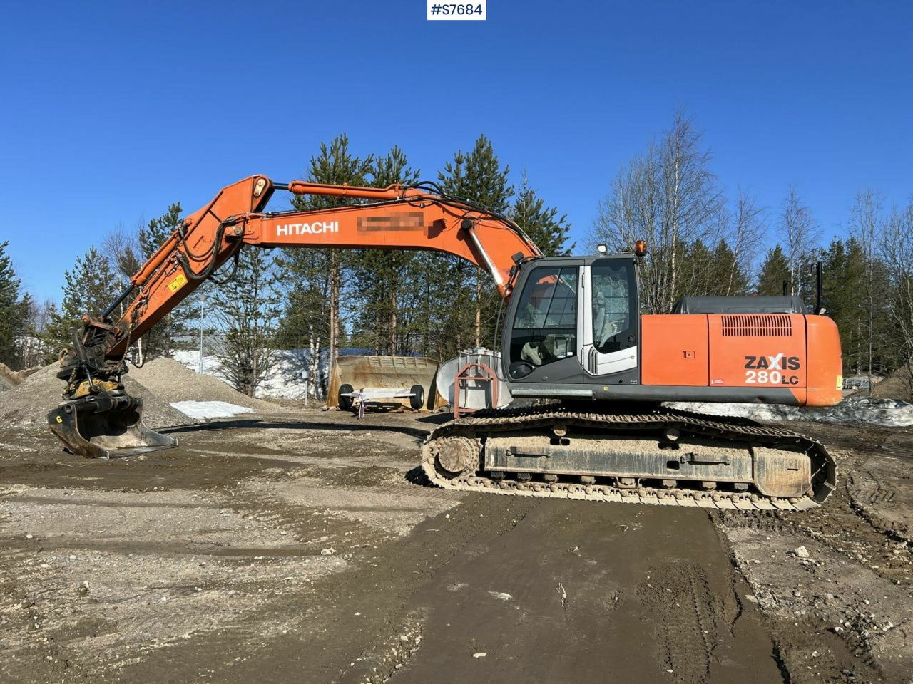 Hitachi ZX 280 LC-3 Excavator with gravel system - Pelle: photos 1 Hitachi ZX 280 LC-3 Excavator with gravel system - Pelle: photos 1