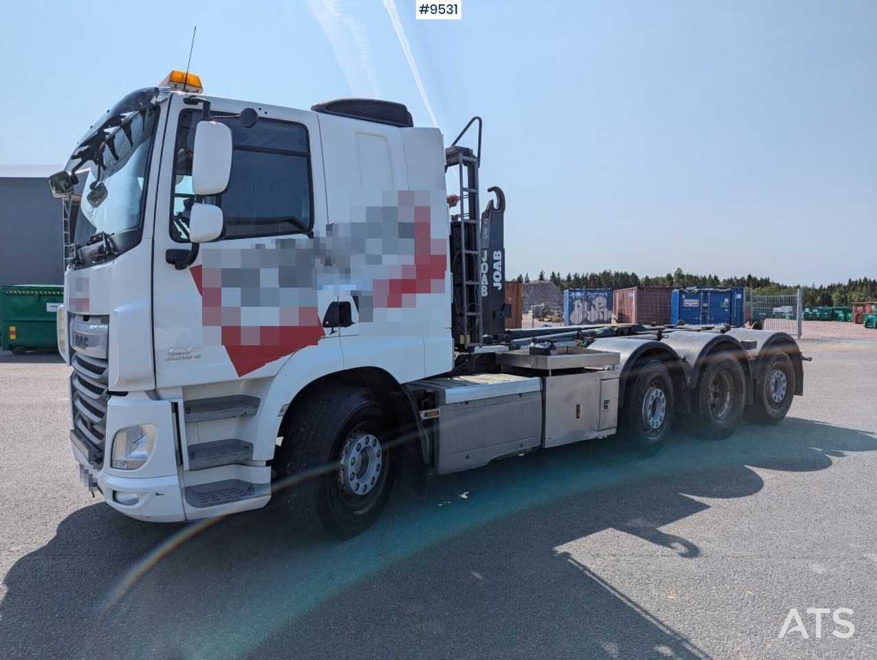 Hooklift Truck Daf FAQ CF510Z 8x2 (SEE VIDEO) - Camion ampliroll: photos 1 Hooklift Truck Daf FAQ CF510Z 8x2 (SEE VIDEO) - Camion ampliroll: photos 1