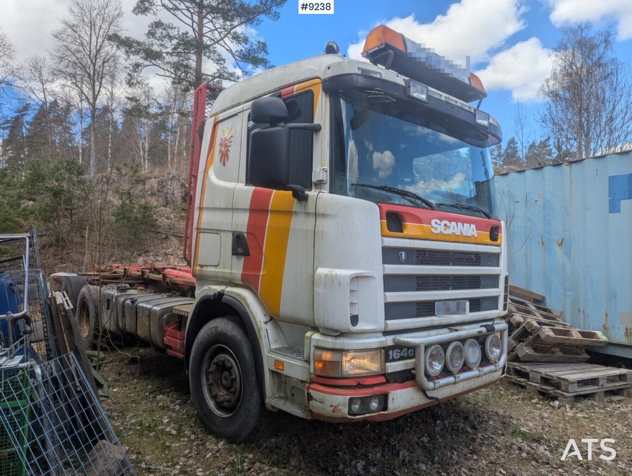 Hooklift Truck Scania R164 - Rep Object - Camion ampliroll: photos 2 Hooklift Truck Scania R164 - Rep Object - Camion ampliroll: photos 2
