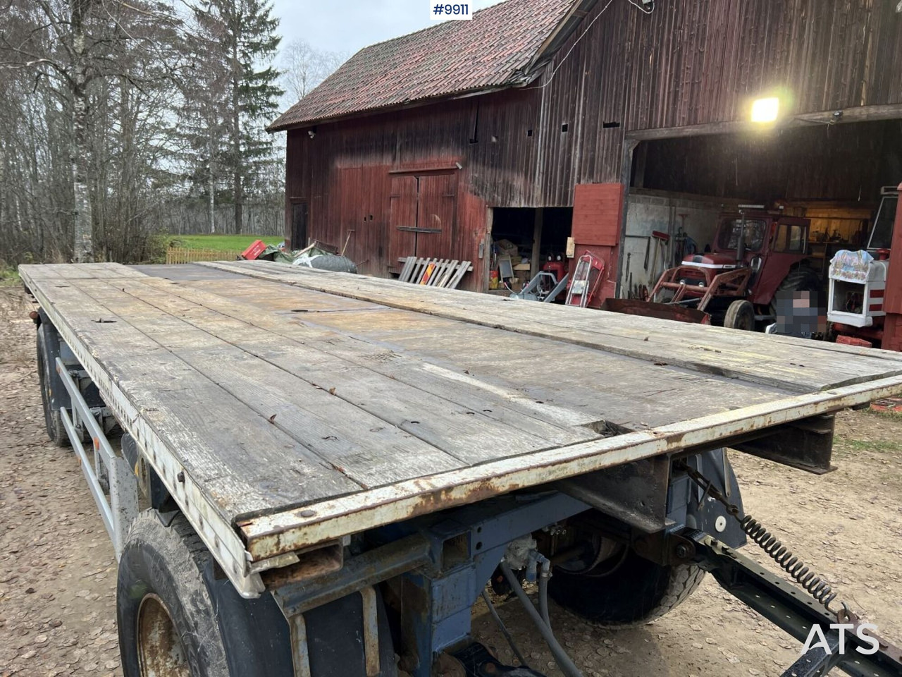 KRONE AZW 20E Container trailer with interchangeable body - Remorque plateau: photos 4 KRONE AZW 20E Container trailer with interchangeable body - Remorque plateau: photos 4