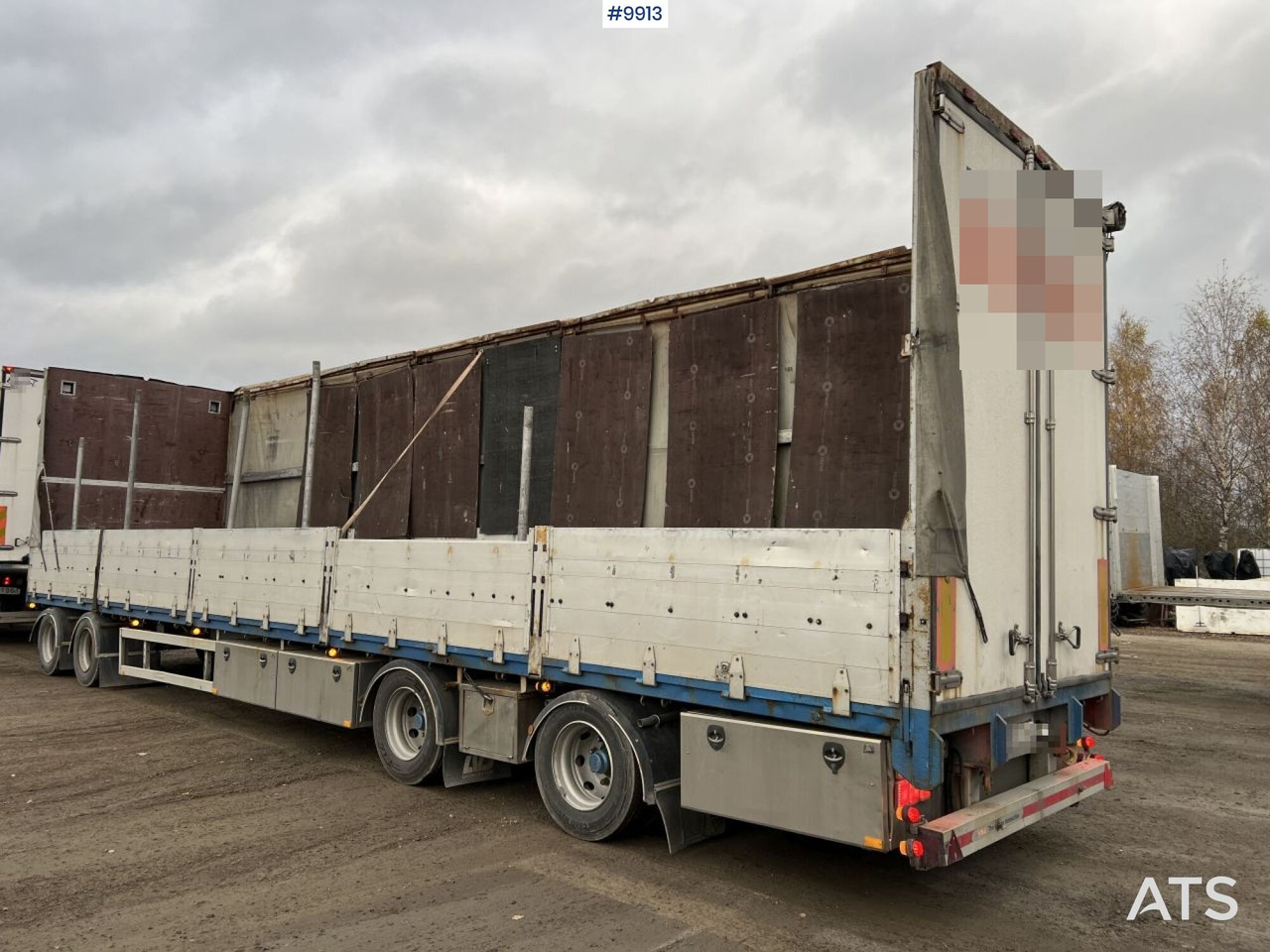 PARATOR SCV 18-20 Truck trailer with folding sides - Remorque plateau: photos 3 PARATOR SCV 18-20 Truck trailer with folding sides - Remorque plateau: photos 3