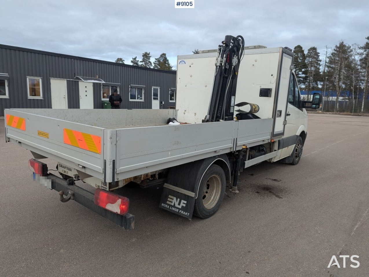 Pickup Crane Truck VW Crafter 50 2.5 TDI with HIAB crane (SEE VIDEO) - Camion grue: photos 3 Pickup Crane Truck VW Crafter 50 2.5 TDI with HIAB crane (SEE VIDEO) - Camion grue: photos 3
