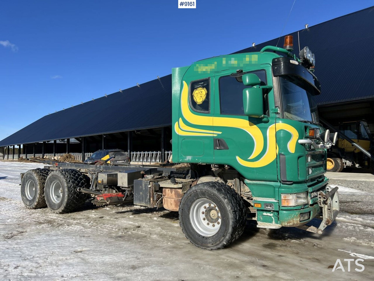 Scania R124 with cameleont quick lock, underbite and plow attachments - Châssis cabine: photos 1 Scania R124 with cameleont quick lock, underbite and plow attachments - Châssis cabine: photos 1