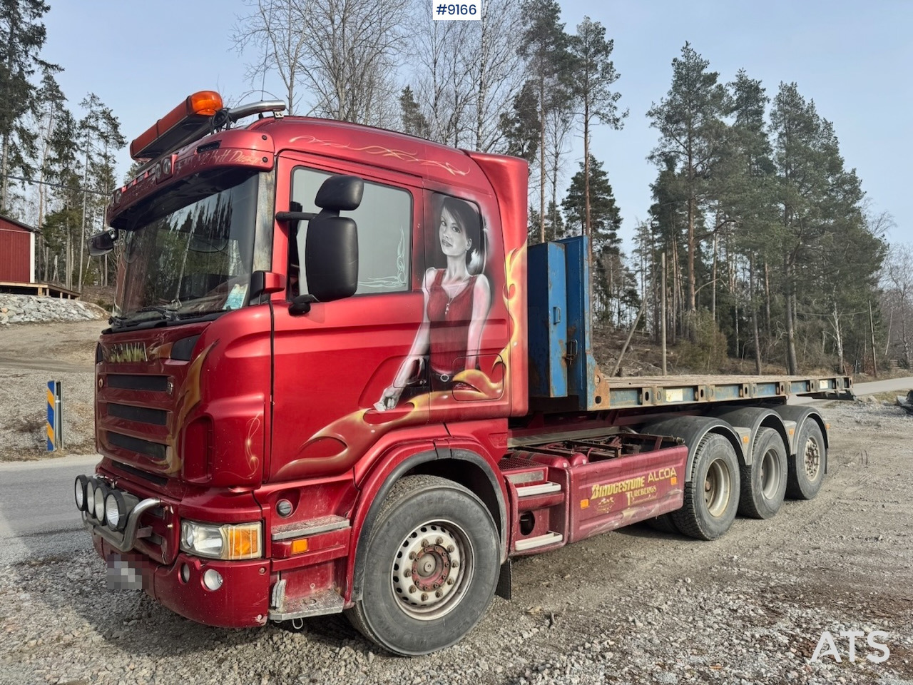 Photo d'intérieur 1: Camion ampliroll Scania R470 8x4 Tridem Hook lift truck