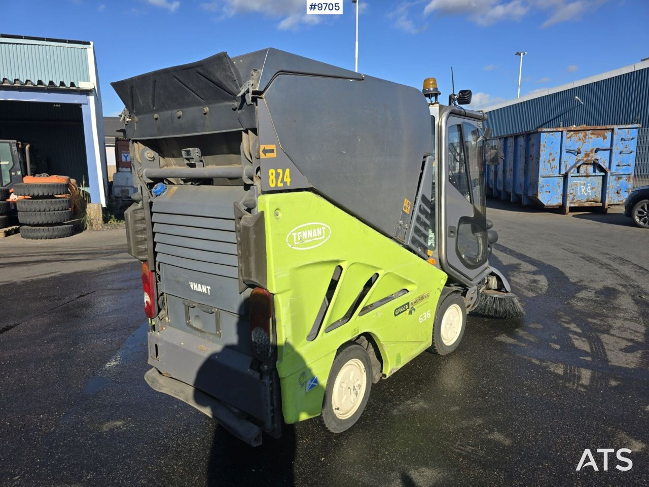 Sweeper - Tennant 636 (SEE VIDEO) - Balayeuse de voirie: photos 3 Sweeper - Tennant 636 (SEE VIDEO) - Balayeuse de voirie: photos 3