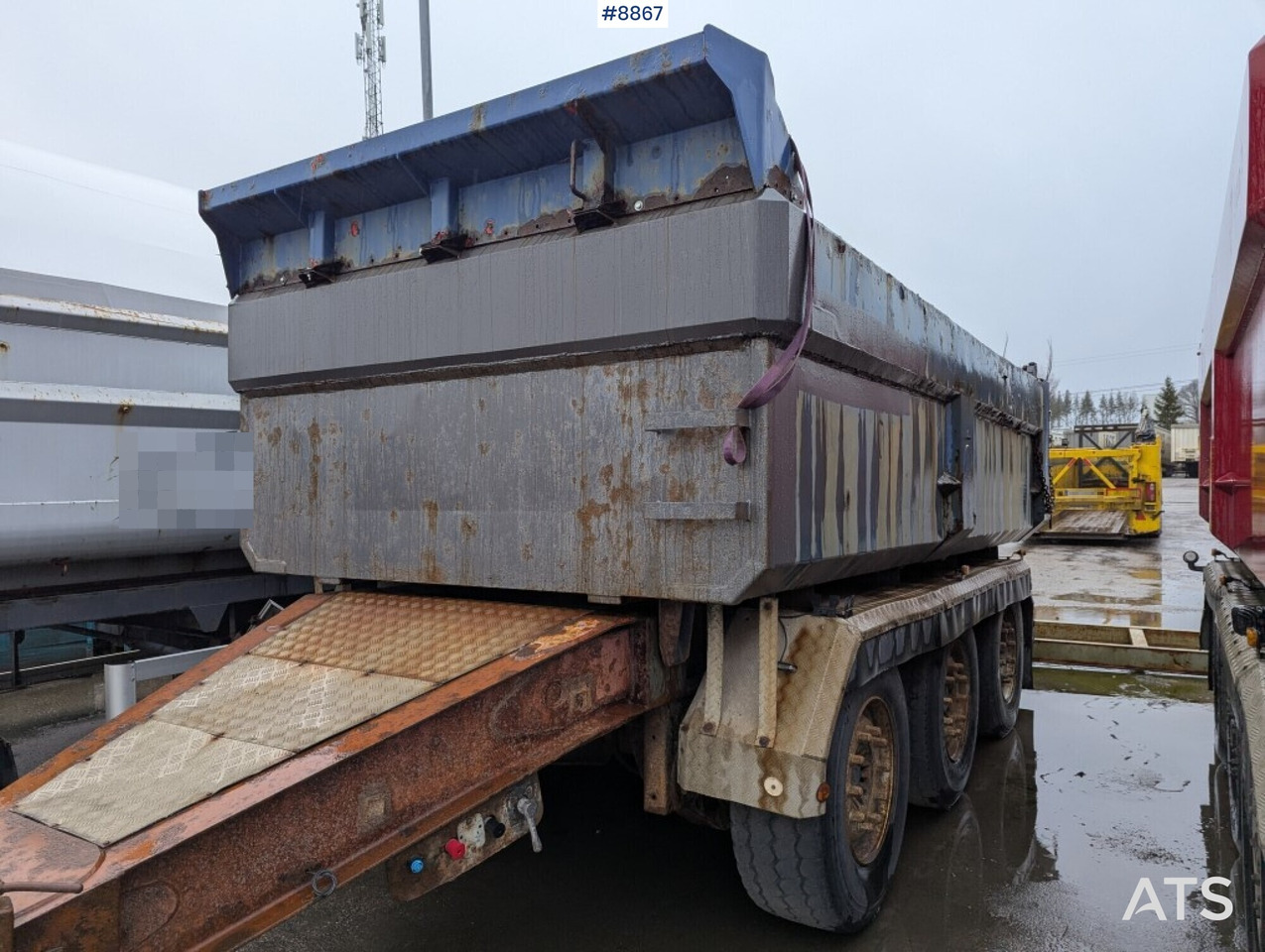 Tipper wagon Istrail TN144 3-axle - Remorque benne: photos 2 Tipper wagon Istrail TN144 3-axle - Remorque benne: photos 2