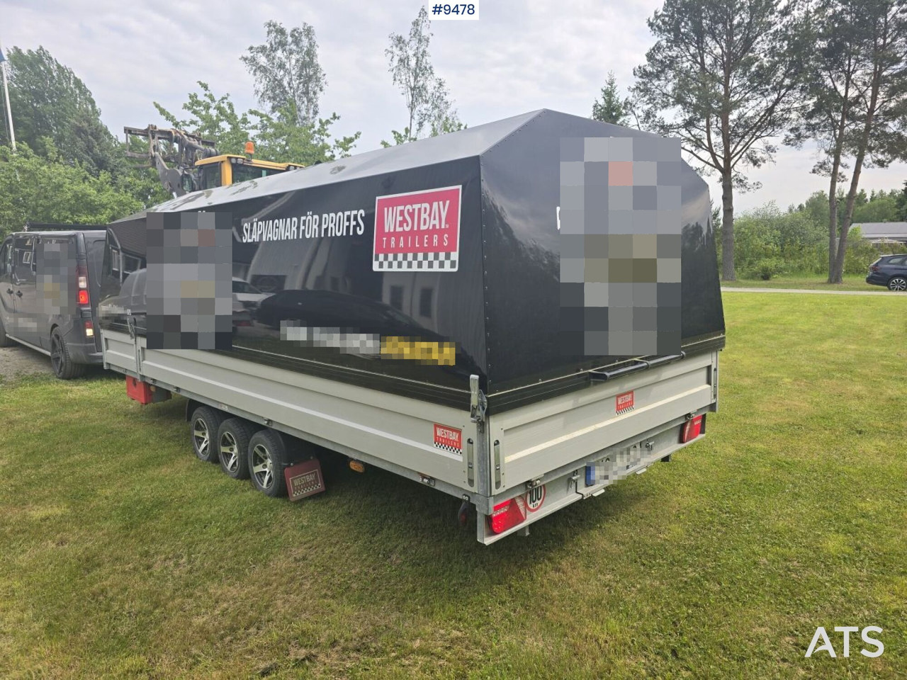 Trailer Agados Adam 15 with tipper and winch - Remorque benne: photos 2 Trailer Agados Adam 15 with tipper and winch - Remorque benne: photos 2