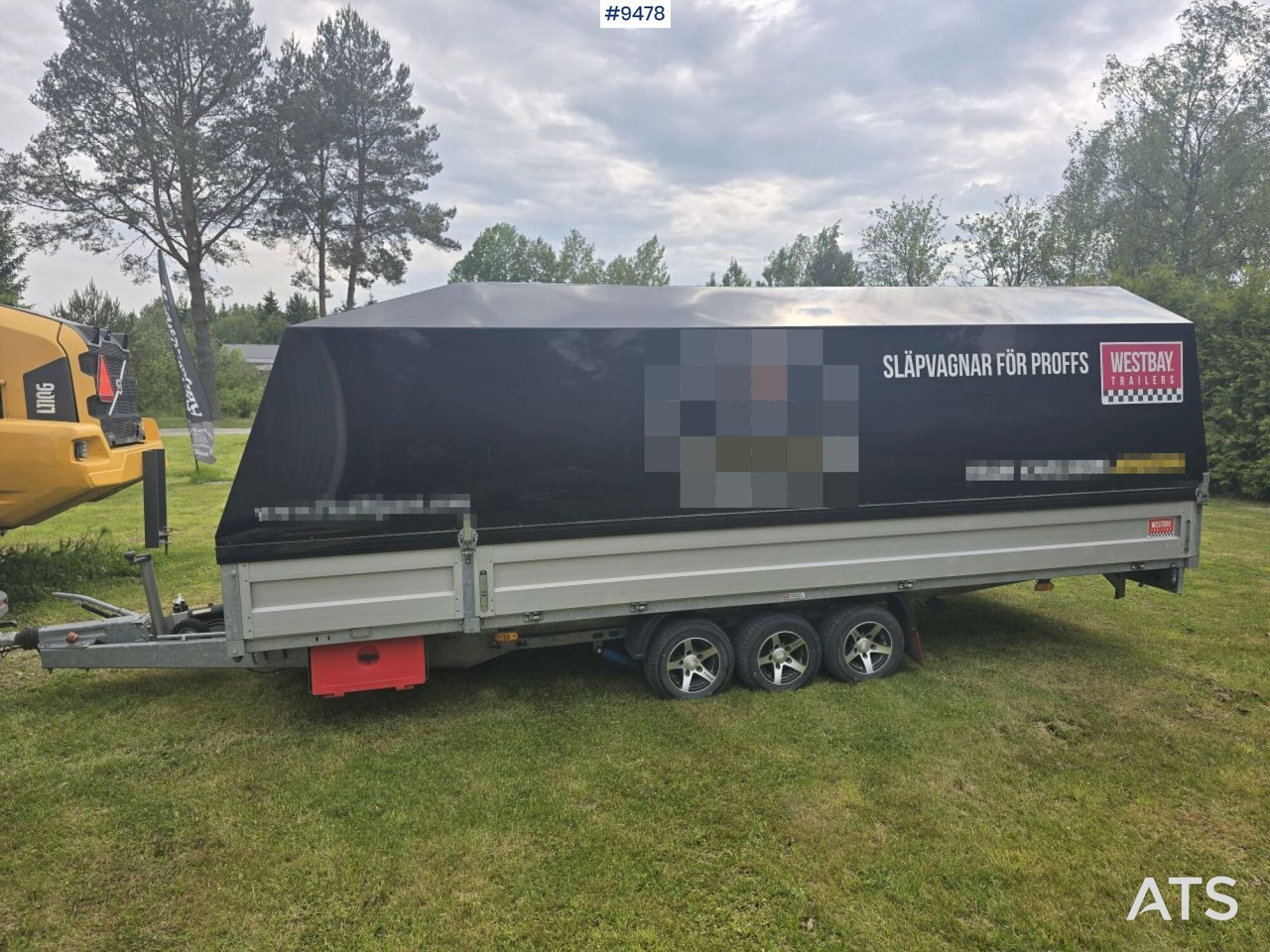 Trailer Agados Adam 15 with tipper and winch - Remorque benne: photos 1 Trailer Agados Adam 15 with tipper and winch - Remorque benne: photos 1