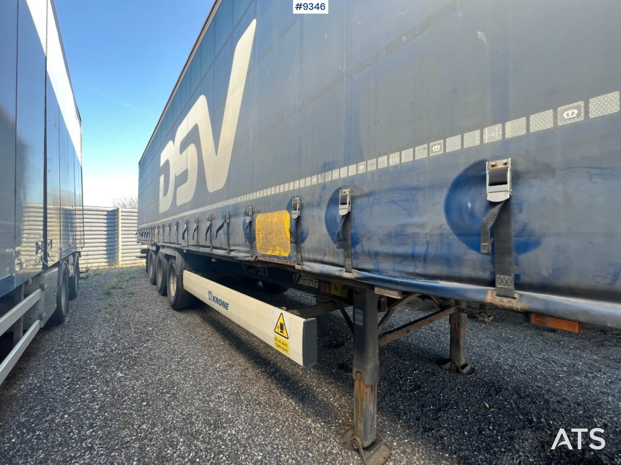 Trailer - KRONE SD - Semi-remorque rideaux coulissants: photos 5 Trailer - KRONE SD - Semi-remorque rideaux coulissants: photos 5