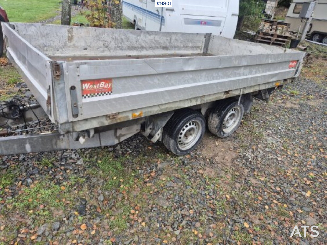 Trailer with tipper Agados Atlas 3500 - Remorque benne: photos 1 Trailer with tipper Agados Atlas 3500 - Remorque benne: photos 1