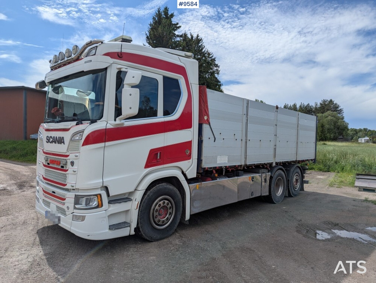 Truck / Grain truck Scania R580 6X2 - Camion fourgon: photos 1 Truck / Grain truck Scania R580 6X2 - Camion fourgon: photos 1