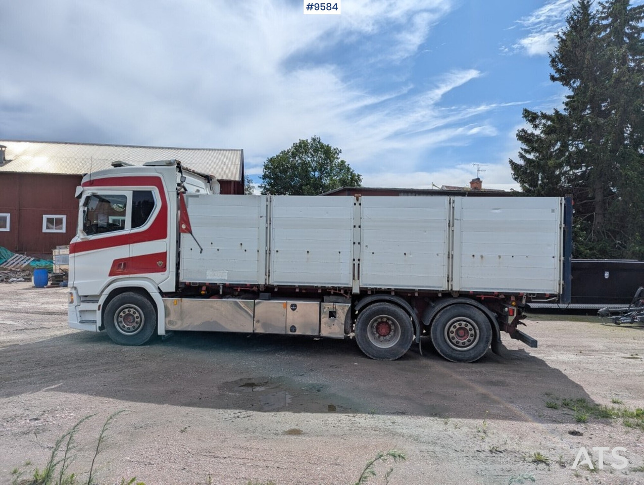 Truck / Grain truck Scania R580 6X2 - Camion fourgon: photos 2 Truck / Grain truck Scania R580 6X2 - Camion fourgon: photos 2