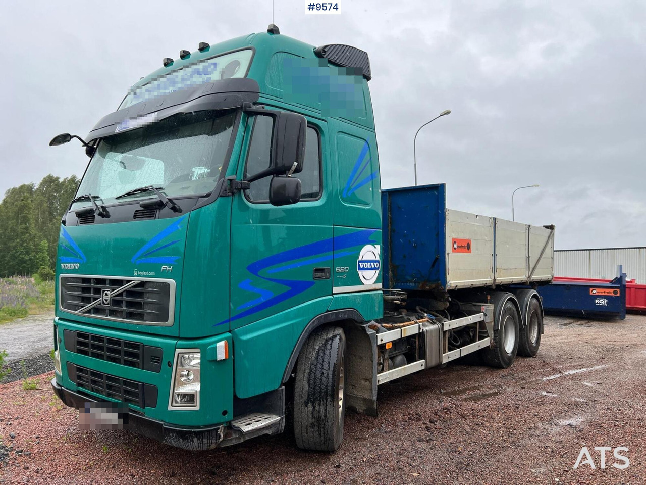 Volvo FH 520 6X4 Quick lock with flatbed - Camion plateau: photos 1 Volvo FH 520 6X4 Quick lock with flatbed - Camion plateau: photos 1