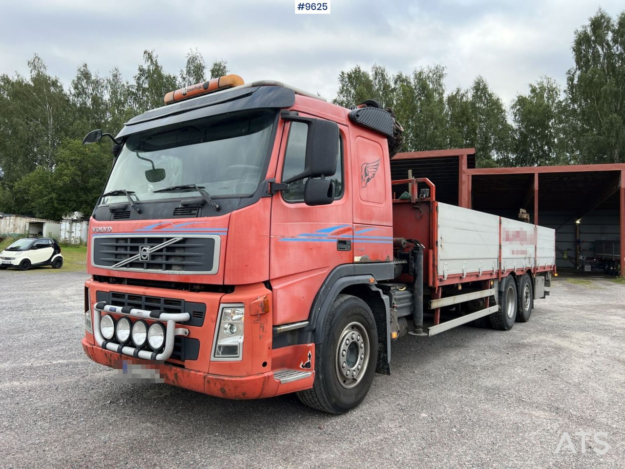 Camion grue, Camion plateau Volvo FM 380 6*2 Crane truck: photos 8