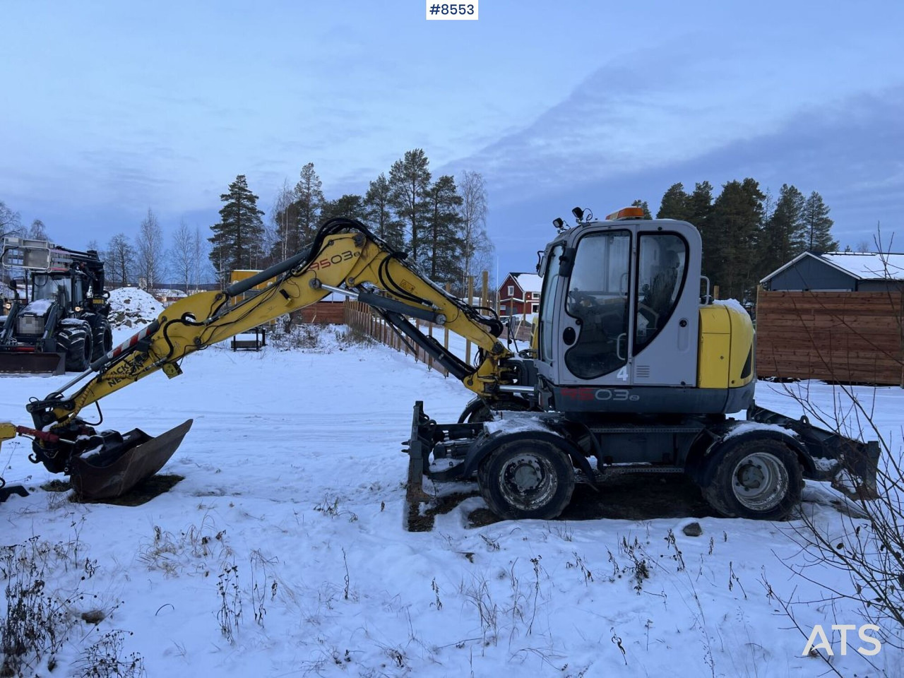 Wacker Neuson 9503 Wheeled excavator, wagon and gears - Pelle sur pneus: photos 3 Wacker Neuson 9503 Wheeled excavator, wagon and gears - Pelle sur pneus: photos 3