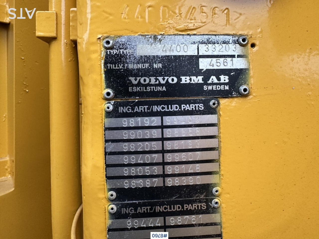 Chargeuse sur pneus Wheel loader, VOLVO BM 4400 (SEE VIDEO): photos 15
