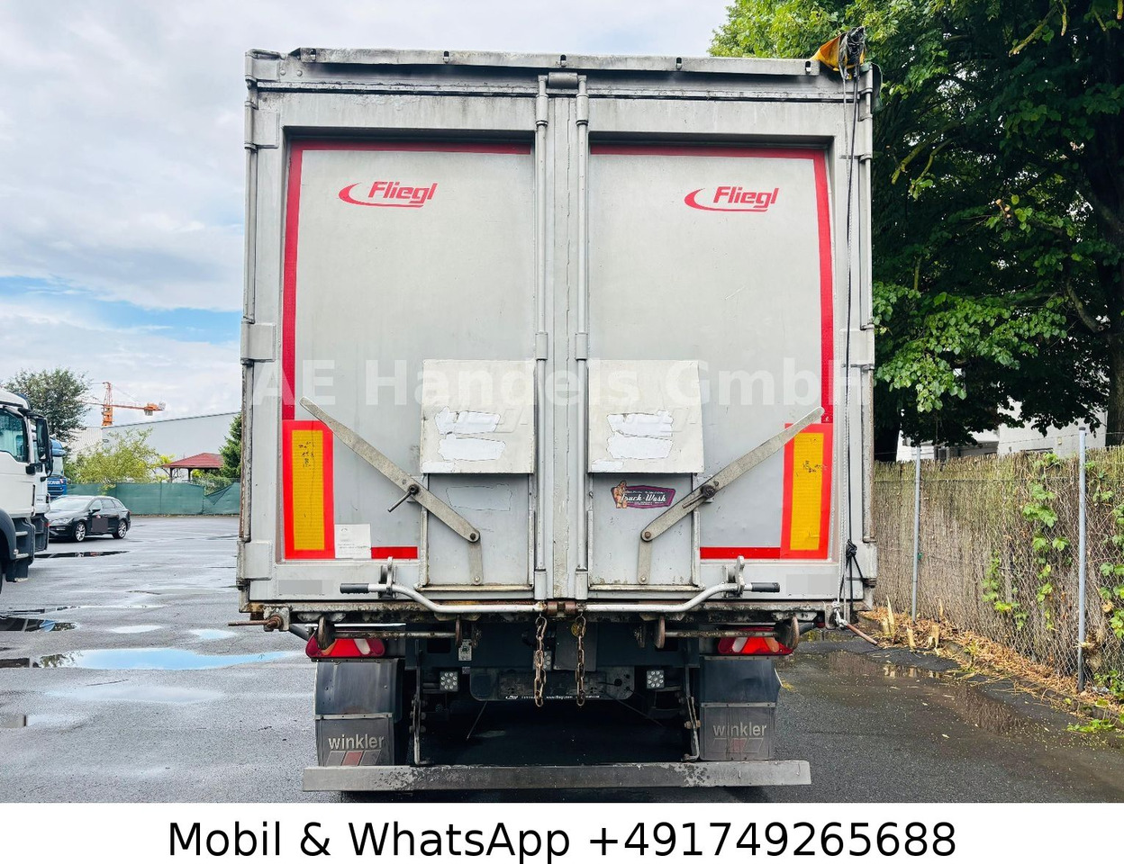 Fliegl DHKS 390 Stahl *50m³/Lift/Podest/Getreideöffnung - Semi-remorque benne: photos 3 Fliegl DHKS 390 Stahl *50m³/Lift/Podest/Getreideöffnung - Semi-remorque benne: photos 3