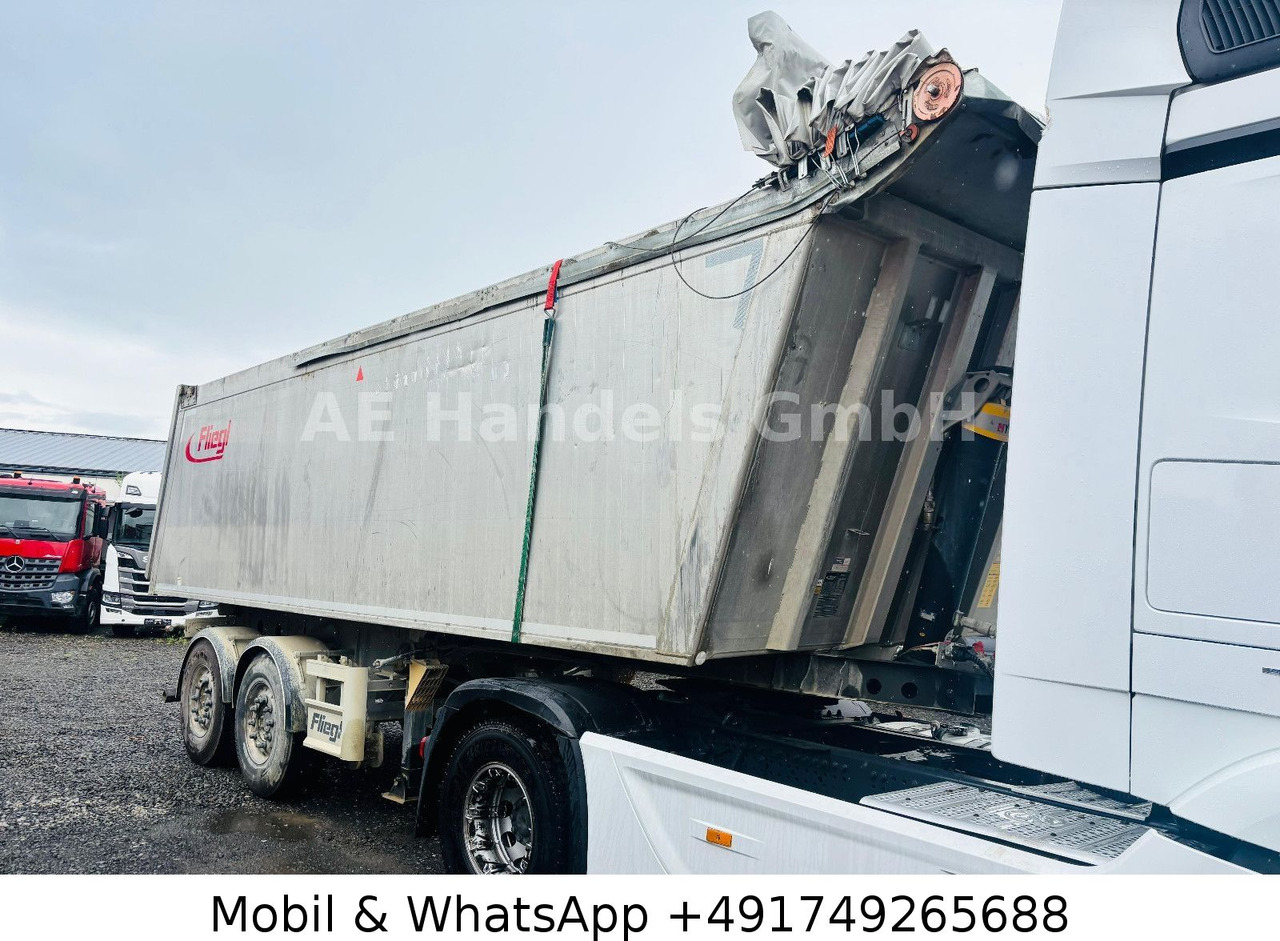 Fliegl ZHKA 350 Alu *30m³/1.Liftachse/Cramaro/Alcoa - Semi-remorque benne: photos 1 Fliegl ZHKA 350 Alu *30m³/1.Liftachse/Cramaro/Alcoa - Semi-remorque benne: photos 1