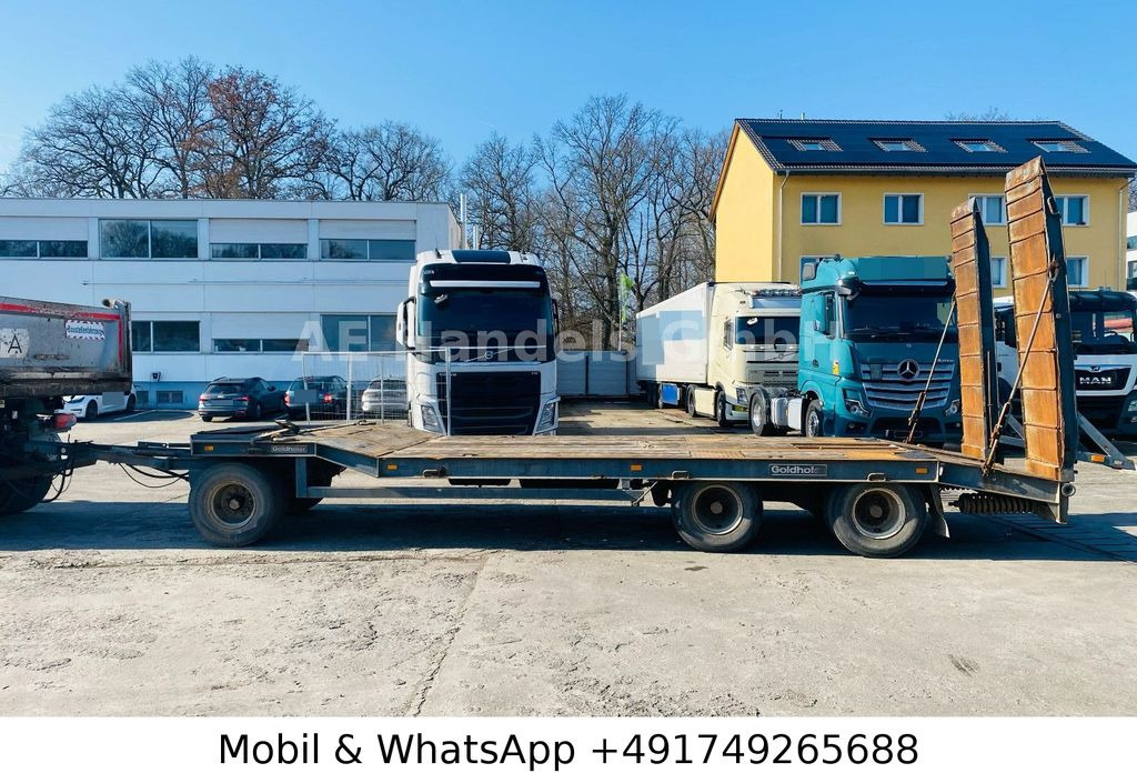 Goldhofer TU 3-24/80 Drehschemel *Rampen/L.8,30m/TÜV-11.25 - Remorque porte-engin surbaissée: photos 2 Goldhofer TU 3-24/80 Drehschemel *Rampen/L.8,30m/TÜV-11.25 - Remorque porte-engin surbaissée: photos 2