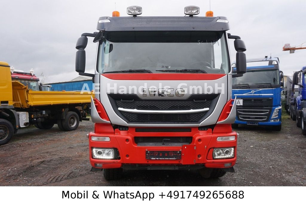 Camion porte-conteneur/ Caisse mobile Iveco Trakker 500 BL 6x4 *Retarder/11m³/Wechselkipper: photos 10