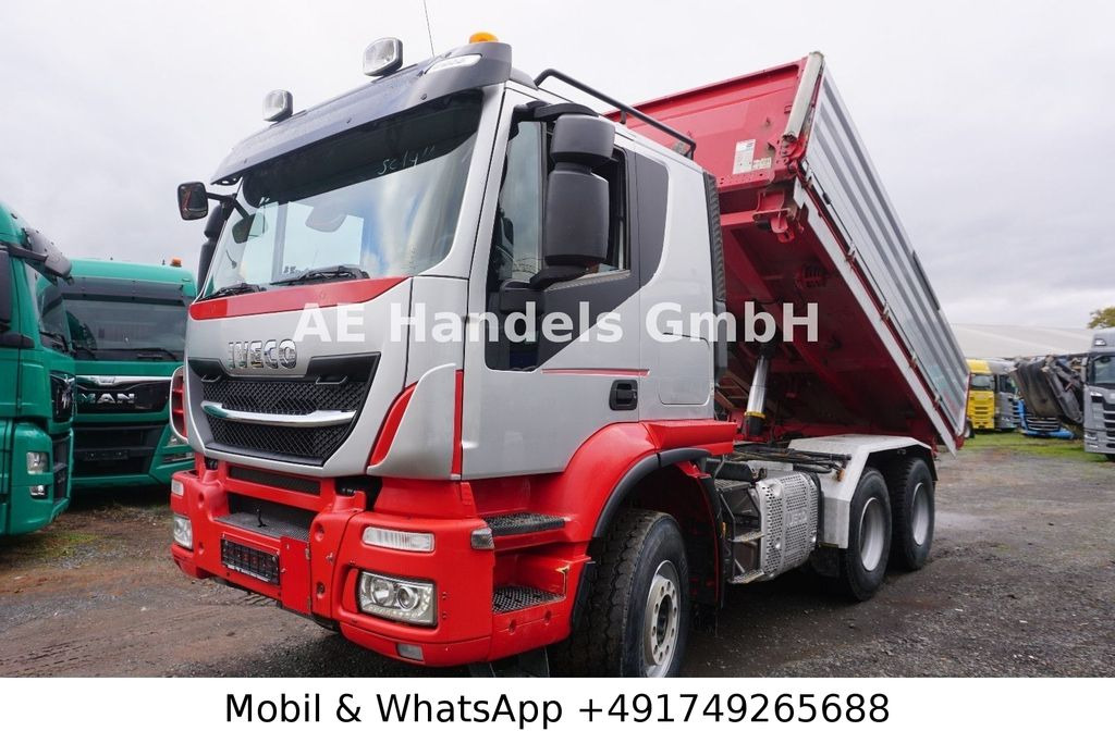 Iveco Trakker 500 BL 6x4 *Retarder/11m³/Wechselkipper Iveco Trakker 500 BL 6x4 *Retarder/11m³/Wechselkipper - Camion benne: photos 1 Iveco Trakker 500 BL 6x4 *Retarder/11m³/Wechselkipper Iveco Trakker 500 BL 6x4 *Retarder/11m³/Wechselkipper - Camion benne: photos 1