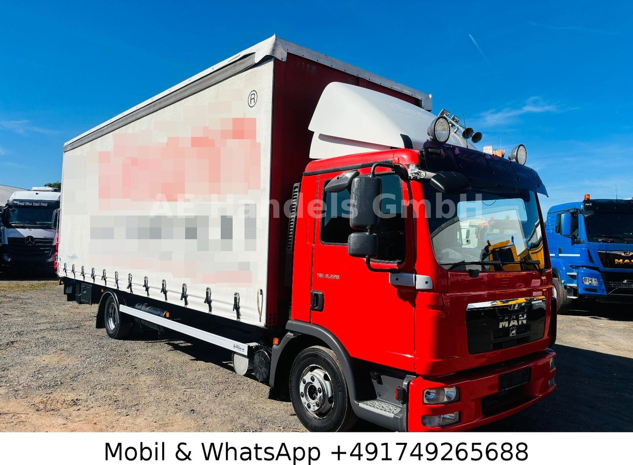 MAN TGL 8.220 C BL P+P 4x2*LBW/Tautliner/AHK/AirPipe - Utilitaire rideaux coulissants (PLSC): photos 1 MAN TGL 8.220 C BL P+P 4x2*LBW/Tautliner/AHK/AirPipe - Utilitaire rideaux coulissants (PLSC): photos 1