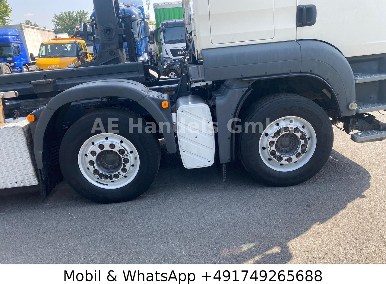Camion ampliroll, Camion grue MAN TGS 35.440 XLX BL 8x2 Silo *Retarder/Lenk+Lift: photos 16