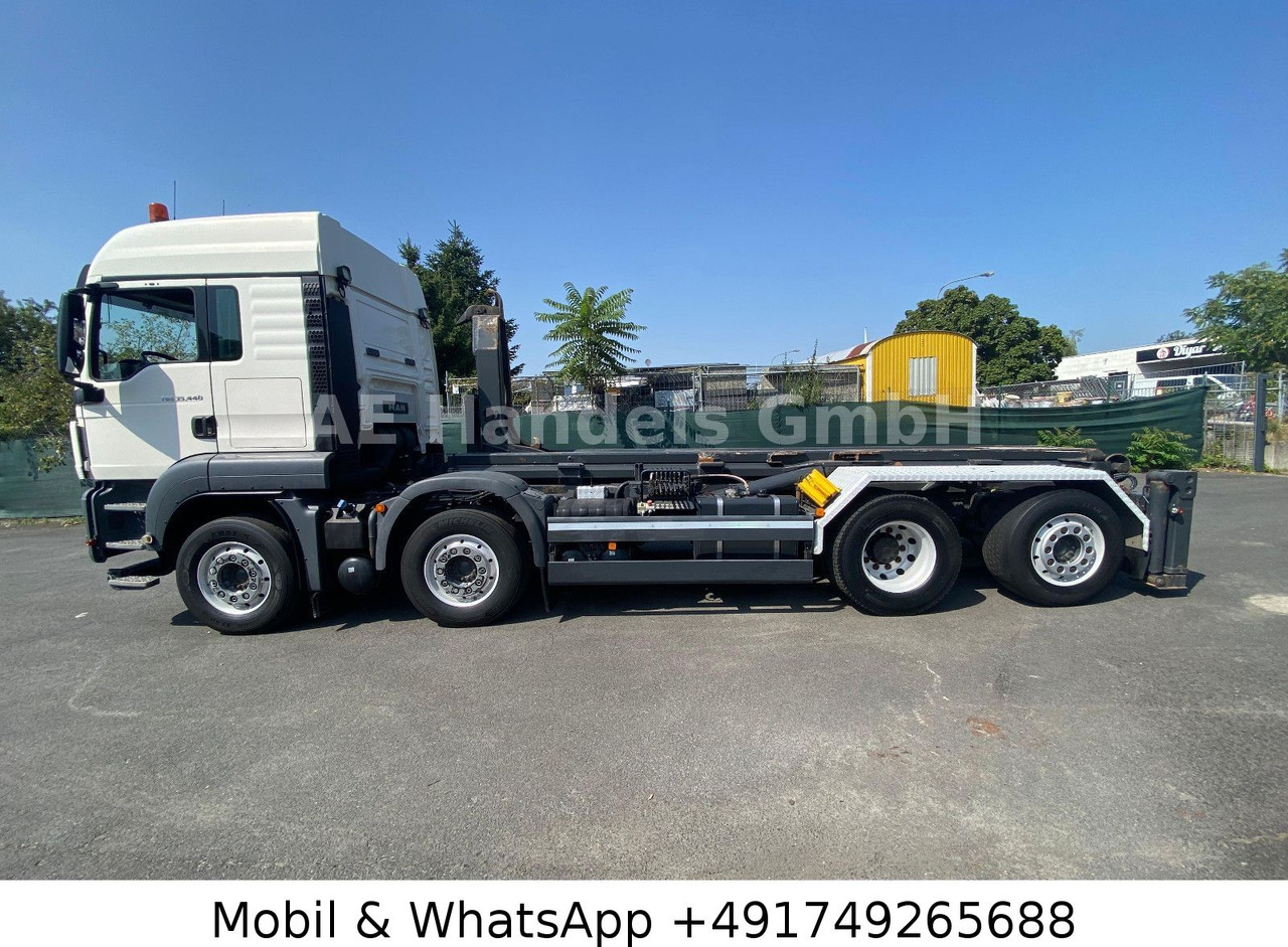 Camion ampliroll, Camion grue MAN TGS 35.440 XLX BL 8x2 Silo *Retarder/Lenk+Lift: photos 6