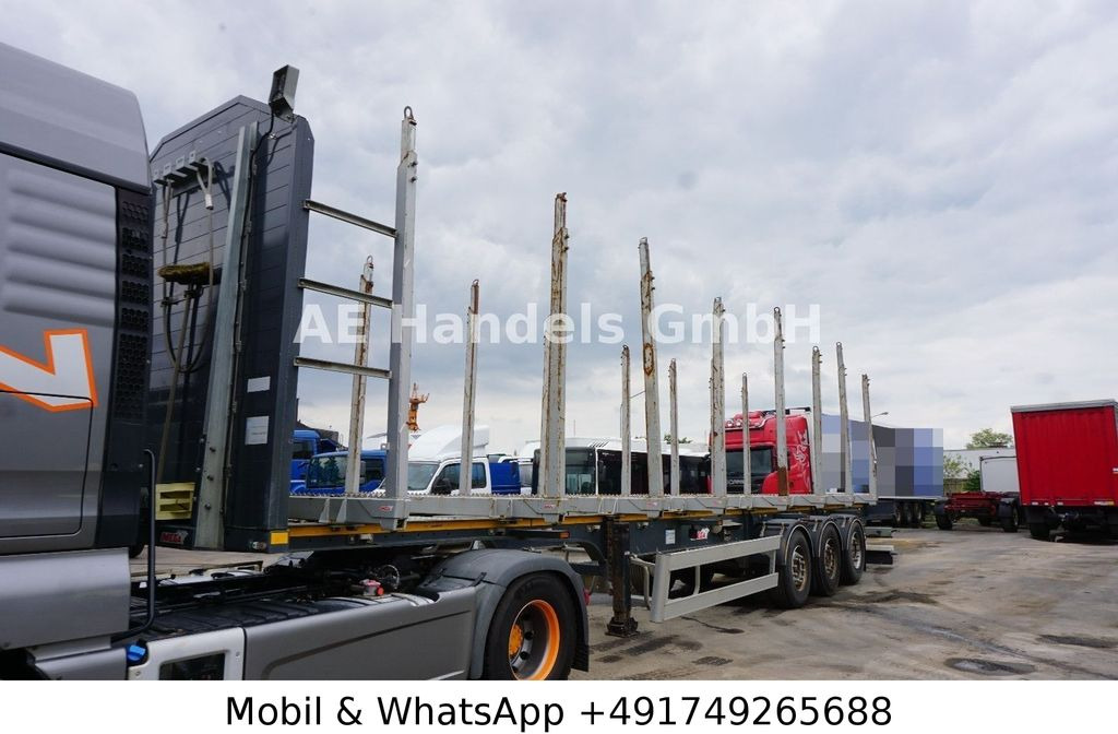 Semi-remorque grumier MEGA ND3-C231 Lang-Holz *8x Rungen / Liftachse: photos 6