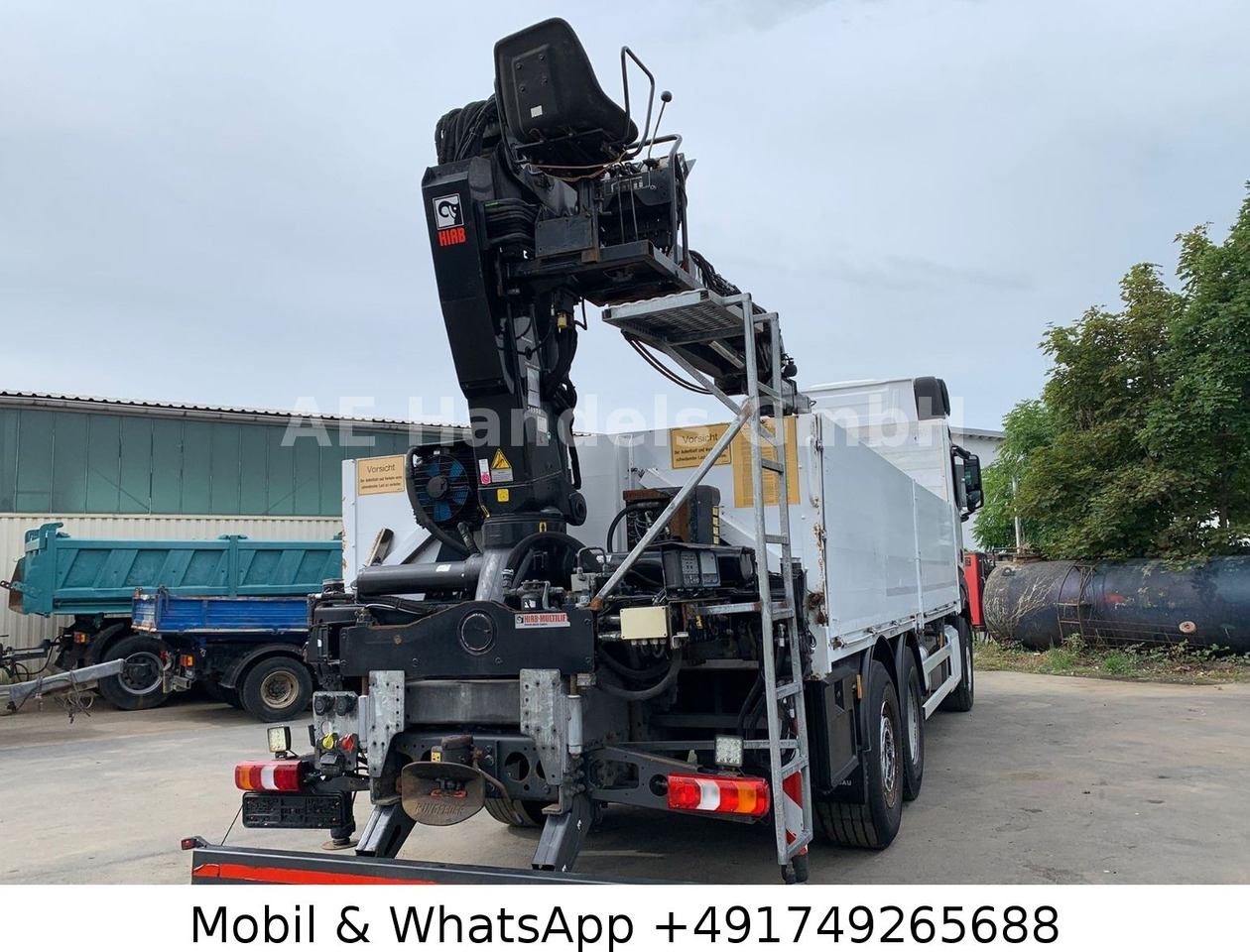Mercedes-Benz Actros IV 2645 L LL 6x2 *Retarder/Hiab-177K-Pro - Camion plateau, Camion grue: photos 5 Mercedes-Benz Actros IV 2645 L LL 6x2 *Retarder/Hiab-177K-Pro - Camion plateau, Camion grue: photos 5