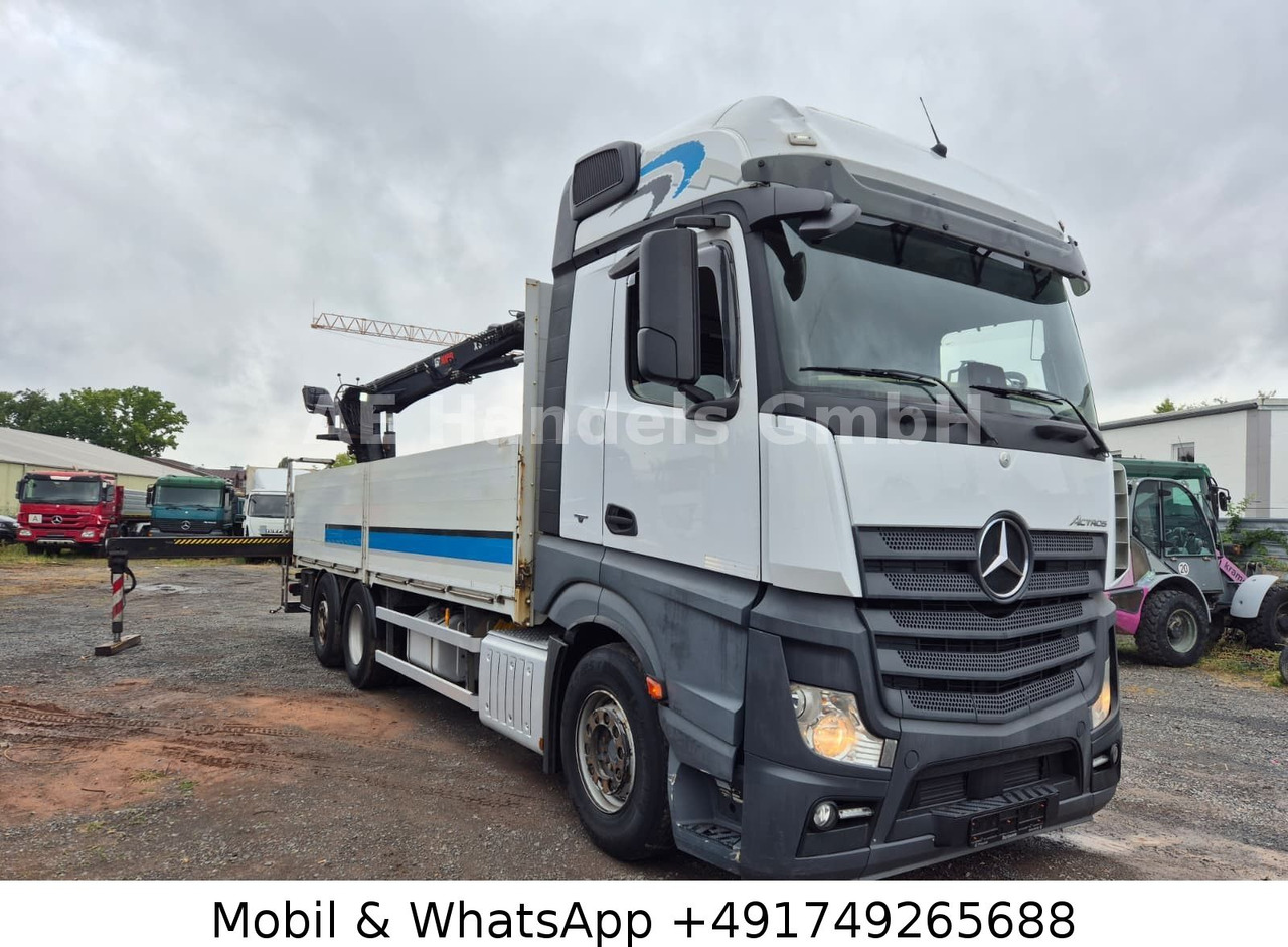 Mercedes-Benz Actros IV 2646 L LL 6x2 *Retarder/Hiab-177K-Pro - Camion plateau, Camion grue: photos 3 Mercedes-Benz Actros IV 2646 L LL 6x2 *Retarder/Hiab-177K-Pro - Camion plateau, Camion grue: photos 3