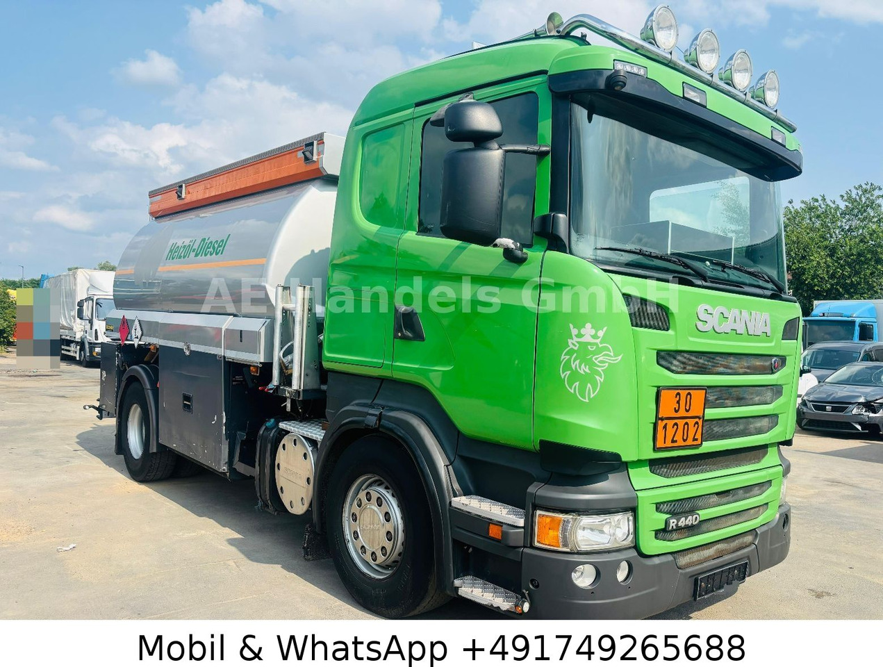 Scania R440 Rohr *Retarder/Oben-Unten/2-Kammern/14m³ - Camion citerne: photos 2 Scania R440 Rohr *Retarder/Oben-Unten/2-Kammern/14m³ - Camion citerne: photos 2