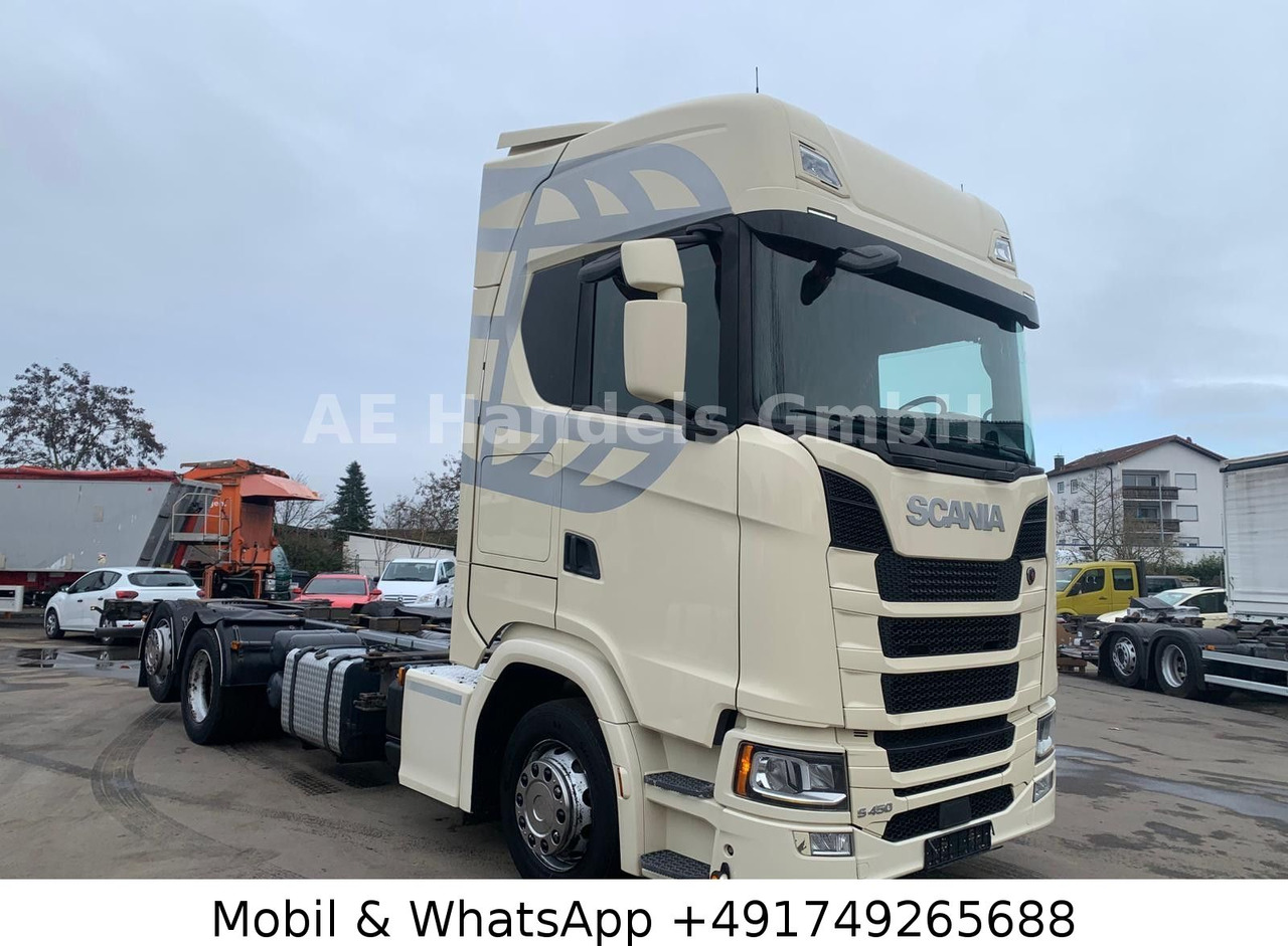 Scania S450 HighLine LL 6x2 BDF*Retarder/AHK/2xTank/ACC - Camion porte-conteneur/ Caisse mobile: photos 2 Scania S450 HighLine LL 6x2 BDF*Retarder/AHK/2xTank/ACC - Camion porte-conteneur/ Caisse mobile: photos 2