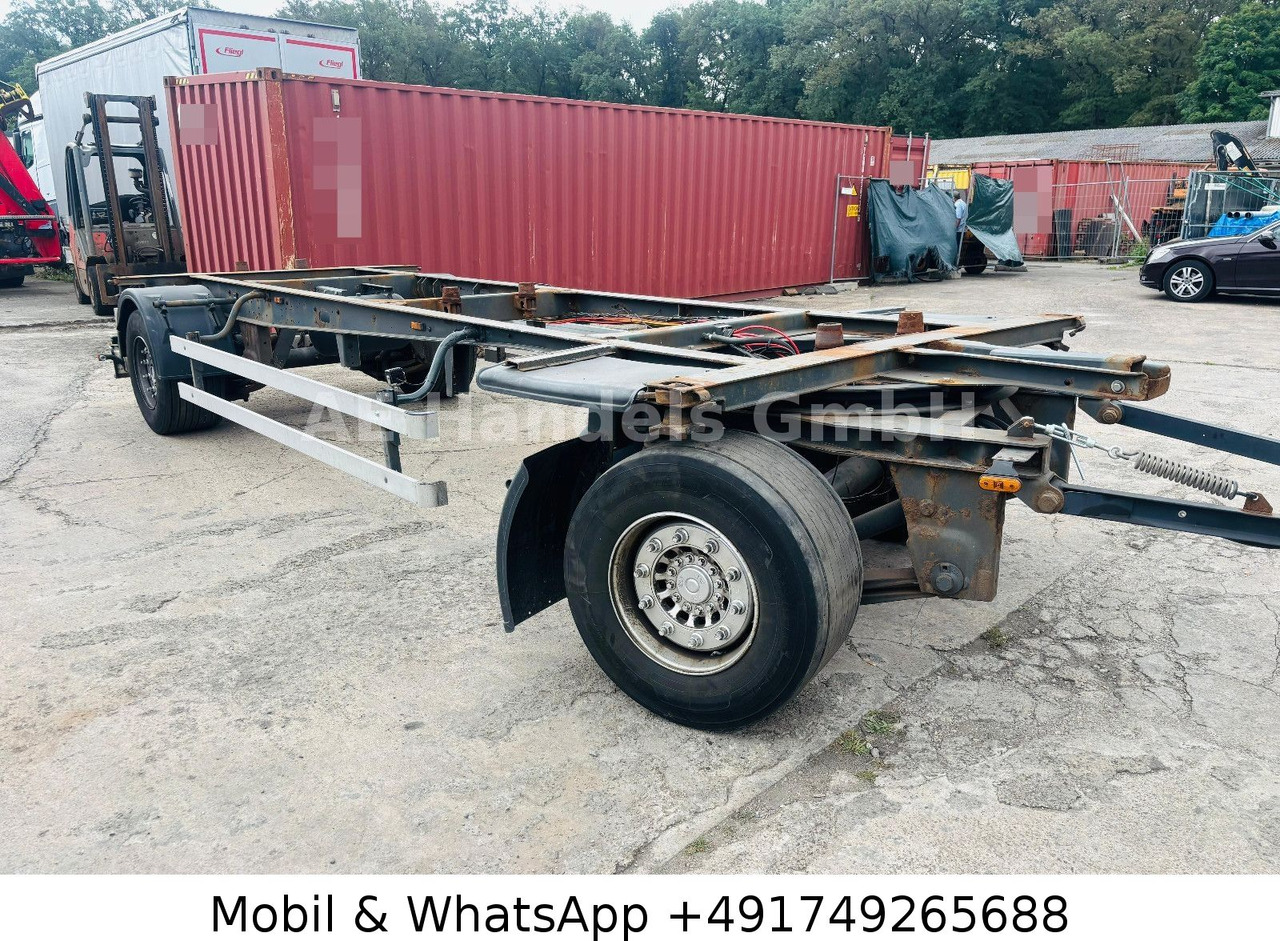 Schmitz Cargobull AFW 18 Drehschemelanhänger *TÜV/SAF-Achsen/Alcoa - Remorque châssis: photos 1 Schmitz Cargobull AFW 18 Drehschemelanhänger *TÜV/SAF-Achsen/Alcoa - Remorque châssis: photos 1