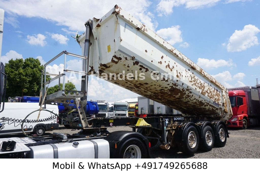Schmitz Cargobull SKI 24 Stahl *24m³ / 1.Liftachse / Rollplane - Semi-remorque benne: photos 1 Schmitz Cargobull SKI 24 Stahl *24m³ / 1.Liftachse / Rollplane - Semi-remorque benne: photos 1