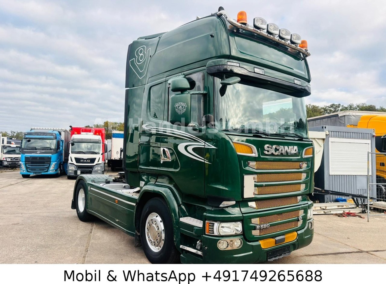 Scania R580 TopLine LL *Retarder/Standklima/ACC/Hydr. - Tracteur routier: photos 1 Scania R580 TopLine LL *Retarder/Standklima/ACC/Hydr. - Tracteur routier: photos 1