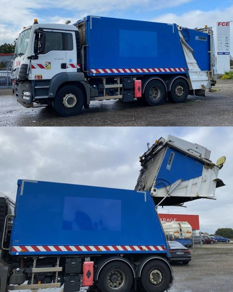 MAN TGS 26.360-6x2 FAUN VR5Z/ZÖLLER endommagé - Benne à ordures ménagères: photos 2 MAN TGS 26.360-6x2 FAUN VR5Z/ZÖLLER endommagé - Benne à ordures ménagères: photos 2